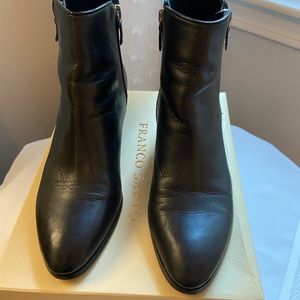 Franco Sarto Black Derby booties